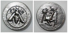 Carica l'immagine nel visualizzatore di Gallery, Monete Antiche Greche placcate Argento - Riproduzione Tetradrammi - SET 5...