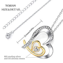 Carica l'immagine nel visualizzatore di Gallery, Tojean, orecchini a perno in argento Sterling 925, regalo Cuore A White - Ilgrandebazar
