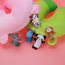 Carica l'immagine nel visualizzatore di Gallery, 10pcs Different Finger Cartoon Animal burattini in morbido velluto Dolls... - Ilgrandebazar