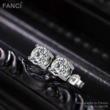 Carica l'immagine nel visualizzatore di Gallery, Orecchini Donna Gioielli con Zirconia di Swarovski, Argento