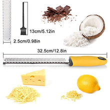 Carica l'immagine nel visualizzatore di Gallery, JTENG 2pcs Zester, Grattugia in Acciaio Inox - Formaggio, Limone, 2#-2pcs