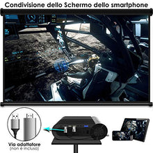 Carica l'immagine nel visualizzatore di Gallery, Proiettore,Elephas Videoproiettore Full HD 4500 Lumen da 50000 ore,... - Ilgrandebazar