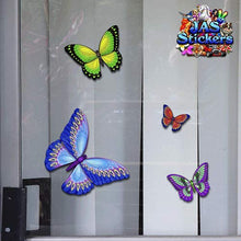 Carica l'immagine nel visualizzatore di Gallery, Adesivi per auto - piccola farfalla multicolore - animale - ST00025MC_SML -... - Ilgrandebazar