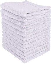 Carica l'immagine nel visualizzatore di Gallery, Utopia Towels - 12 asciugamani viso - Lavabili in lavatrice (30 x 30 White - Ilgrandebazar