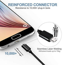 Carica l'immagine nel visualizzatore di Gallery, SUCESO Cavo Micro USB 2M [2-Pezzi] Nylon 2Pezzi - 2M, Nero - Ilgrandebazar