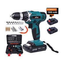Carica l'immagine nel visualizzatore di Gallery, Flybiz 1650/min Avvitatore a Batteria 21V，Trapano Professionale，Drill bit，2... - Ilgrandebazar