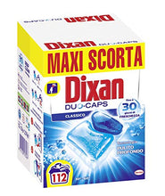 Carica l'immagine nel visualizzatore di Gallery, Dixan Duo-Caps Classico Detersivo Lavatrice Predosato in Caps, Pulito...