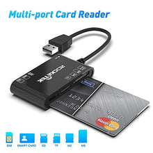 Carica l'immagine nel visualizzatore di Gallery, USB Lettore schede memoria Smart, Smart Card accesso comune militare DOD...