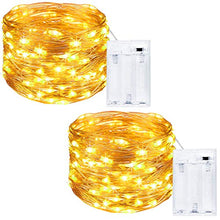 Carica l'immagine nel visualizzatore di Gallery, Luci LED Batteria [2 Pezzi], Litogo Catena Luminosa 5m 50 Filo Rame... - Ilgrandebazar