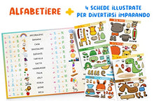 Carica l'immagine nel visualizzatore di Gallery, Alfabetiere da Muro Plastificato - Abecedario per Bambini