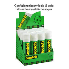 Carica l'immagine nel visualizzatore di Gallery, Scotch Colla Stick per la Scuola Elementare, Media, Asilo e 12 x 40 g - Ilgrandebazar