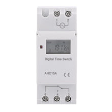 Carica l'immagine nel visualizzatore di Gallery, Aramox - Timer digitale con schermo LCD e interruttori orari a relè,... - Ilgrandebazar