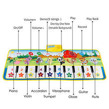 Carica l'immagine nel visualizzatore di Gallery, EXTSUD Tappeto Musicale Bambini Tastiera Pianoforte Musichette Multicolore - Ilgrandebazar