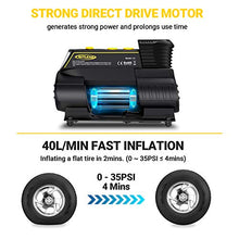 Carica l'immagine nel visualizzatore di Gallery, AUTLEAD C2 Compressore Portatile per Auto, 40L/Min 12V d'Aria... - Ilgrandebazar