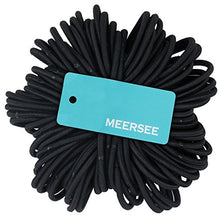 Carica l'immagine nel visualizzatore di Gallery, Meersee Elastici per capelli spessi e ricci, Misura grande, Nero, 100 Nero - Ilgrandebazar