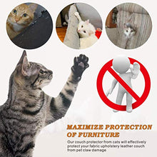 Carica l'immagine nel visualizzatore di Gallery, XUNKE 4PCS Protezione Graffi Gatto, Autoadesive AntiGraffio Protector con 20...