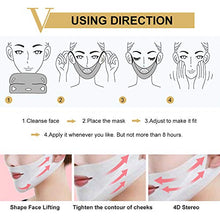 Carica l'immagine nel visualizzatore di Gallery, V Line Mask, Doppio Mento Riduttore, HailiCare 8 Pcs 4D Viso V Appeso... - Ilgrandebazar