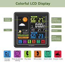 Carica l'immagine nel visualizzatore di Gallery, Koogeek Stazione Meteo Wireless Orologio Digitale Multifunzionale con...
