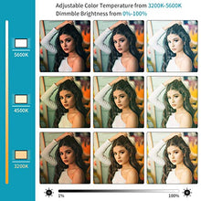 Carica l'immagine nel visualizzatore di Gallery, Neewer RALENO Luce 192 LED Ultra Sottile con LCD Display, Batteria a Litio...