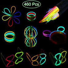 Carica l'immagine nel visualizzatore di Gallery, Mitening Braccialetti Luminosi , 200 Pezzi Barre Luminose con connettori... - Ilgrandebazar