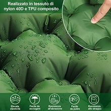 Carica l'immagine nel visualizzatore di Gallery, Zacro Materasso da Campeggio Gonfiabile,Impermeabile,75 * 23 * 2.2inch...