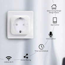 Carica l'immagine nel visualizzatore di Gallery, Presa Intelligente WiFi 16A Smart Plug Zoozee Wireless Pack 4