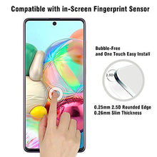 Carica l'immagine nel visualizzatore di Gallery, AHABIPERS Pellicola Protettiva per Samsung Galaxy A71 Vetro Temperato, 9H...