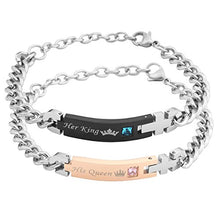 Carica l'immagine nel visualizzatore di Gallery, Zysta Braccialetto d'Amore Bracciali per Coppia lovers lui &amp; lei...