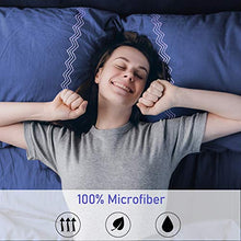 Carica l'immagine nel visualizzatore di Gallery, O'woda Set da 2 Federe in Microfibra 40 * 80 cm, Senza 40_x_80_cm, Blu Navy