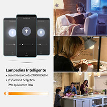 Carica l'immagine nel visualizzatore di Gallery, Lampadina Smart E27 AISIRER WiFi Intelligente 9W Due Lampadine