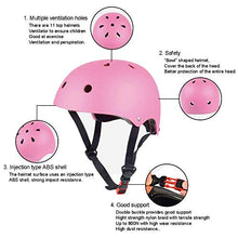 Carica l'immagine nel visualizzatore di Gallery, ValueTalks Protezione di Casco Bambini, Ginocchiere Gomitiere e Pink