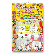 Carica l'immagine nel visualizzatore di Gallery, EURO PUBLISHING: Calendario Agenda della Famiglia 2024 29x44cm