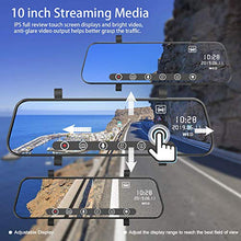 Carica l'immagine nel visualizzatore di Gallery, HALUM Telecamera per Auto da 10 pollici Touchscreen Full HD 1080P, 10