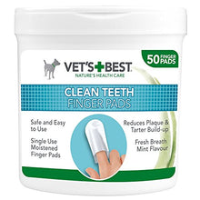 Carica l'immagine nel visualizzatore di Gallery, Vet's Best Dischetti Pulizia Denti per Cani, 50 Pezzi Excelsa Tazze