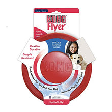 Carica l'immagine nel visualizzatore di Gallery, KONG - Flyer - Frisbee in Gomma Resistente per Cani- Cani di Taglia...