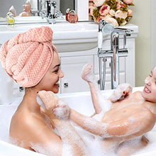 Carica l'immagine nel visualizzatore di Gallery, Asciugamano Capelli a Turbante, asciutti da 2 pacchi Asciugamani in... - Ilgrandebazar