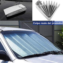Carica l'immagine nel visualizzatore di Gallery, JTENG Parasole per Parabrezza, Auto Parabrezza 150*80cm