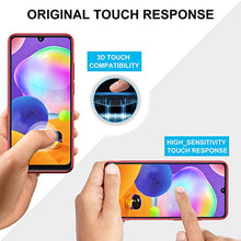 Carica l'immagine nel visualizzatore di Gallery, HOUROC per Samsung Galaxy A31 Cover+Vetro Temperato Pellicola,[3 Trasparente
