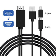 Carica l'immagine nel visualizzatore di Gallery, Cavo adattatore da micro USB a HDMI, convertitore MHL a HDMI con uscita... - Ilgrandebazar