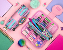 Carica l'immagine nel visualizzatore di Gallery, Fringoo - Astuccio in silicone con 2 scomparti Aim High Dream Big