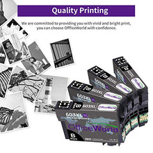 Carica l'immagine nel visualizzatore di Gallery, OFFICEWORLD 603XL (4 Nero) Cartucce d'inchiostro Sostituzione per 4 Nero
