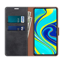 Carica l'immagine nel visualizzatore di Gallery, MOBESV Custodia Xiaomi Redmi Note 9 PRO, Cover a Libro Nero/Blu