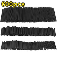 Carica l'immagine nel visualizzatore di Gallery, Guaine Termorestringenti, HTBAKOI Guaina Termorestringente Nera 600pz Set di... - Ilgrandebazar