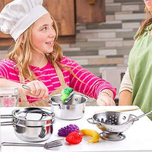 Carica l'immagine nel visualizzatore di Gallery, Giocattoli per Pentole Cucina Bambini, in Acciaio...