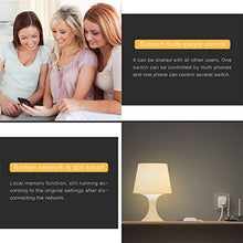 Carica l'immagine nel visualizzatore di Gallery, WiFi Smart Switch Google Home e App Controllo, AOZBZ Telecomando Senza 4 Pack - Ilgrandebazar