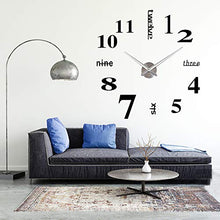 Carica l'immagine nel visualizzatore di Gallery, Afaneep Orologio da Parete Fai Te 3D Frameless Design Moderno Usato per...