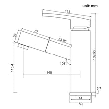 Carica l'immagine nel visualizzatore di Gallery, HOMELODY Miscelatore Lavabo con Doccetta Estraibile Rubinetto per... - Ilgrandebazar