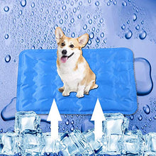 Carica l'immagine nel visualizzatore di Gallery, WELLXUNK Tappetino Raffreddamento Cani, Rinfrescante Animali, Blu