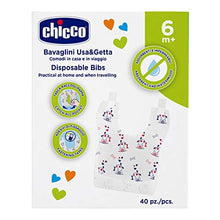 Carica l'immagine nel visualizzatore di Gallery, Chicco 00067440010000 Bavaglini Monouso, Multicolore - Ilgrandebazar