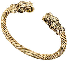 Carica l'immagine nel visualizzatore di Gallery, Oro antico drago vichingo braccialetti e braccialetto Love... - Ilgrandebazar
